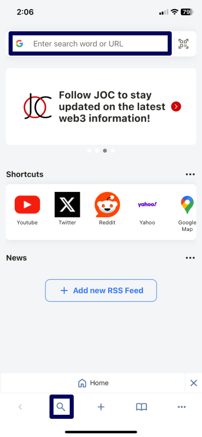 Search Bar and Search Icon